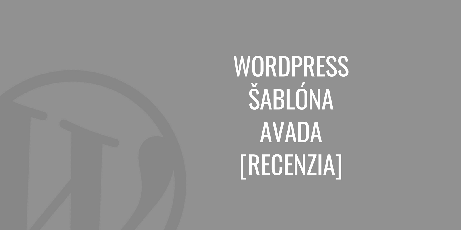 WordPress šablona Avada