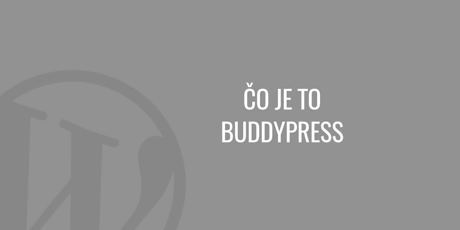 Co je to BuddyPress