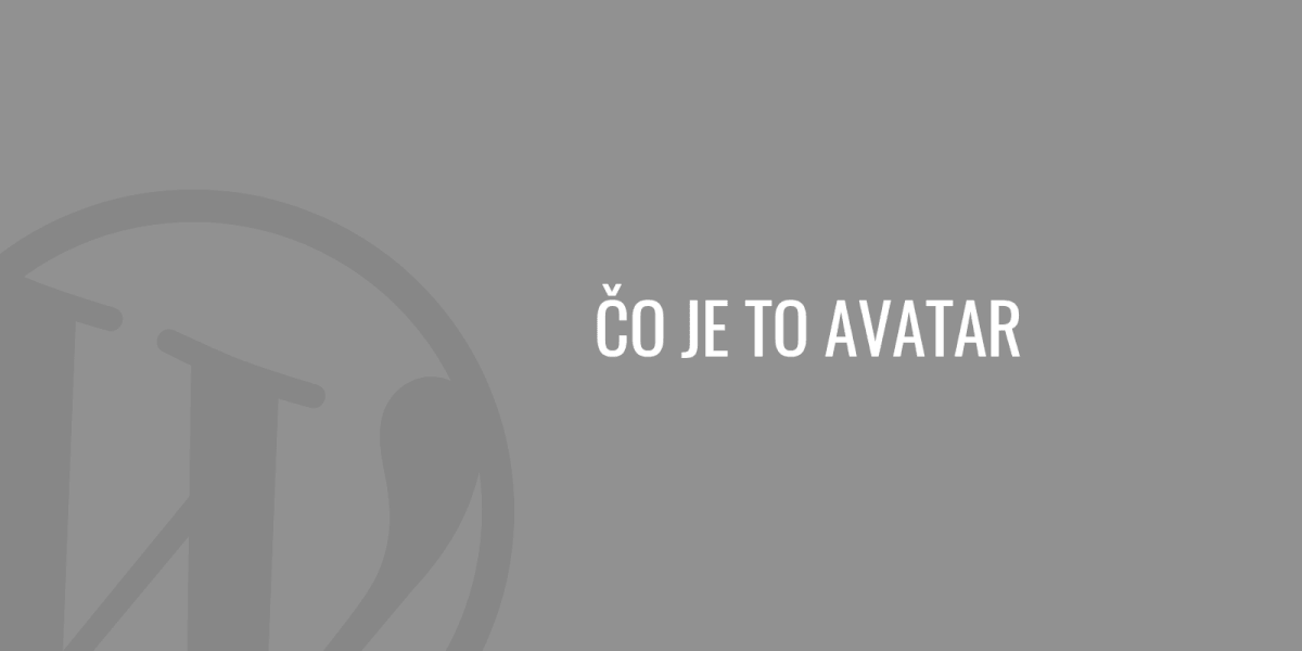 Co je to avatar