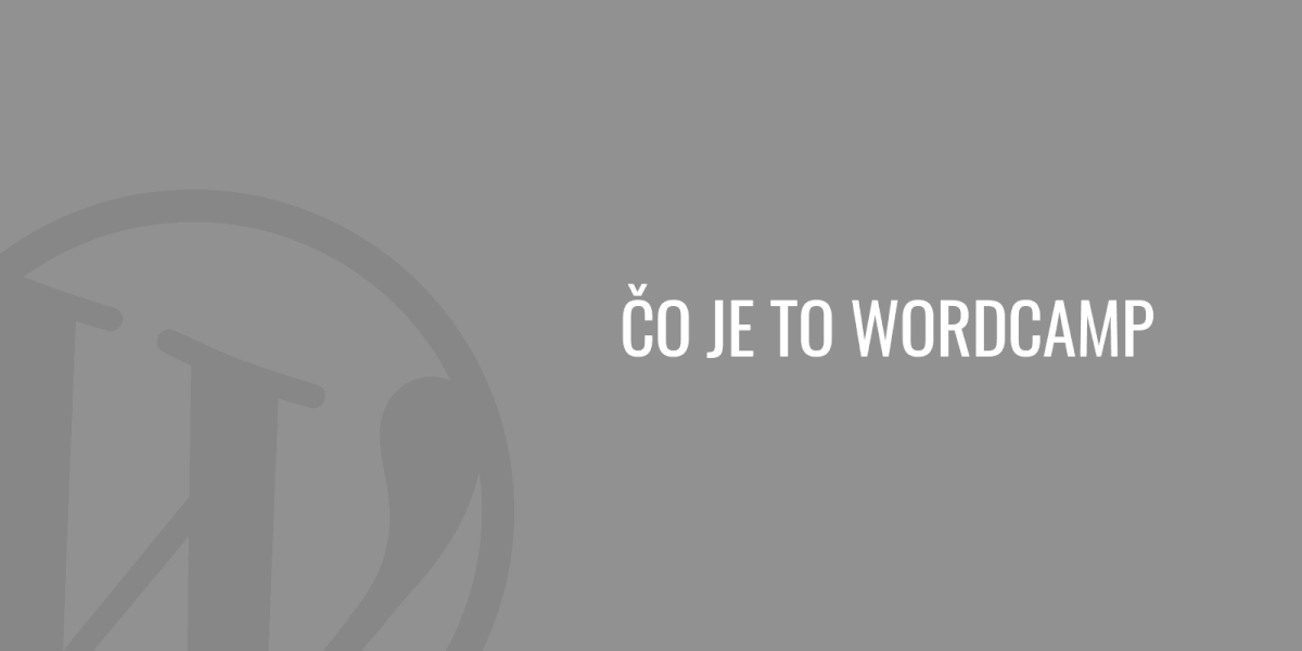 Co je to WordCamp