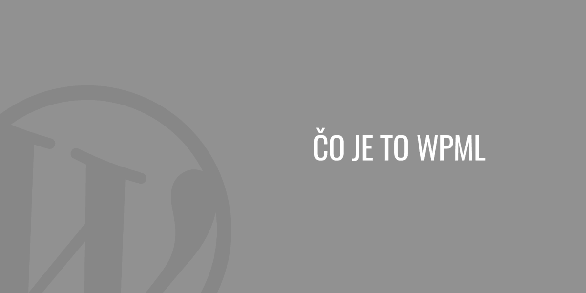 Co je WPML