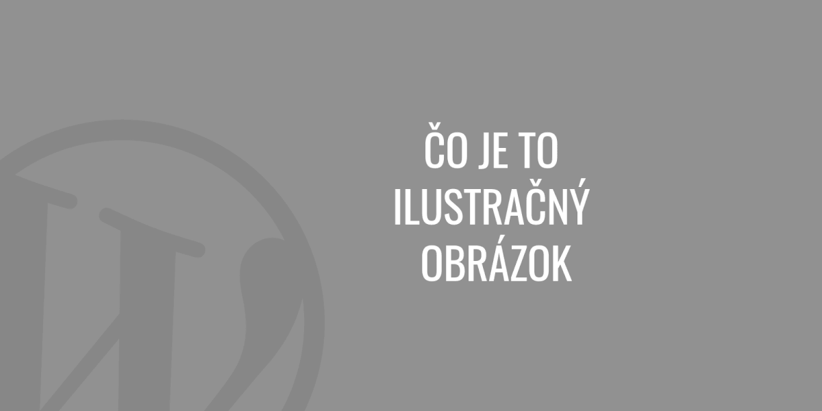 Co je to ilustrační obrázek
