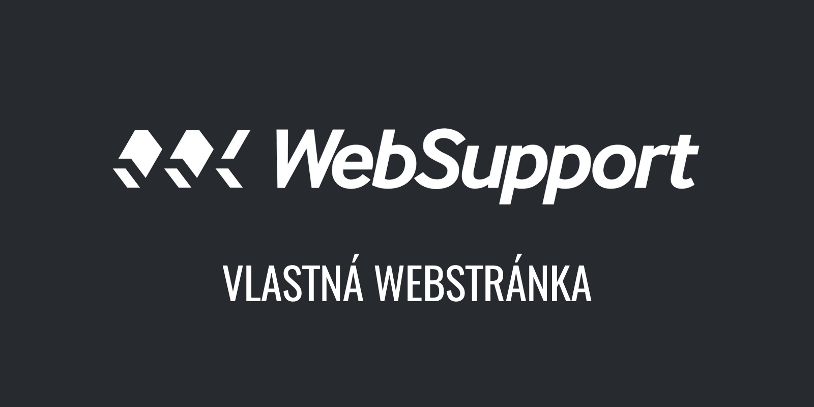 Vlastní webstránka od WebSupport - recenze + návod